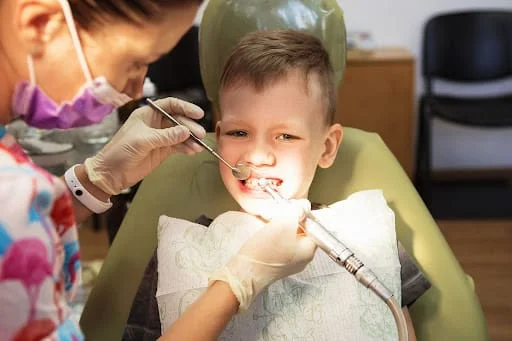 Pediatric dental cleaning